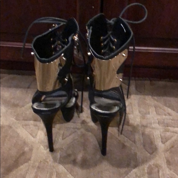 Bebe Natasha platform open toe bootie - Picture 3 of 4